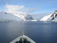 Heading along the Gerlache Strait