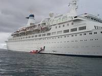 Heading back to the M.V Discovery after a great time on land